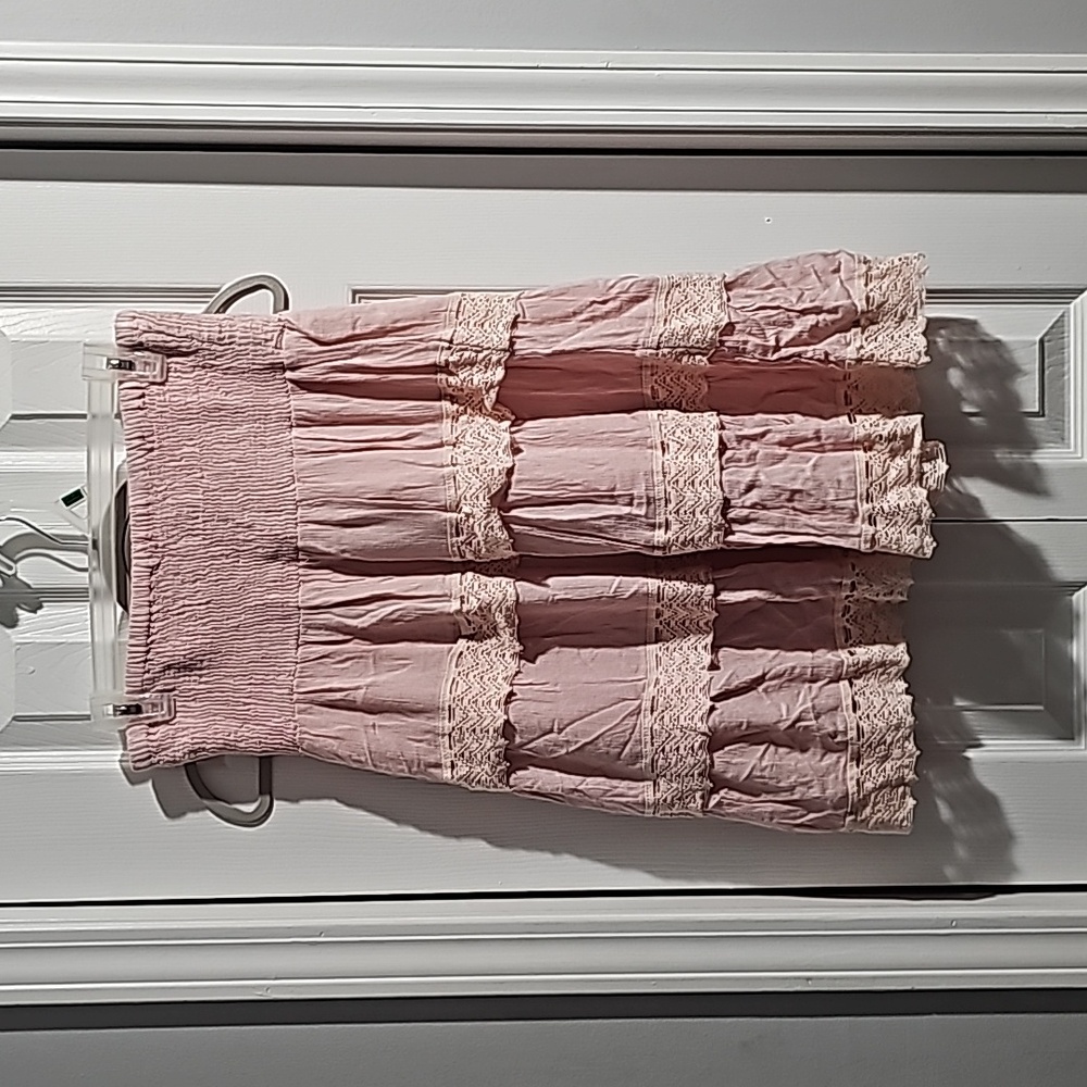Pink skirt